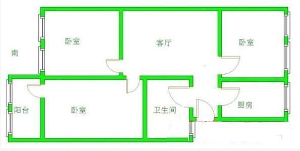 北安居小區四全精品大三居南北通透抄底價出售可貸款