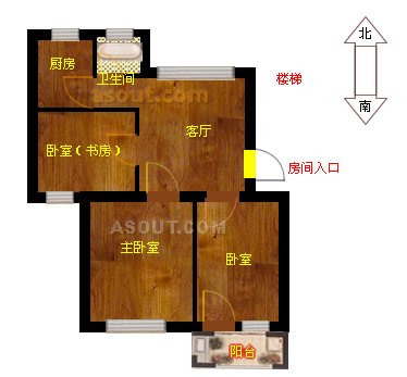 急售市農業局干部公寓三室朝陽南北通透
