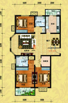 大同天下羅納香頌學區房三室東戶上房費已交帶儲藏室