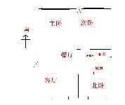 和諧三室兩廳一衛，兩室向陽