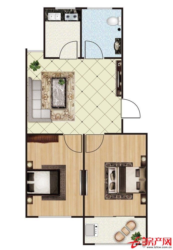 便宜房頂賬房！威海近山養老養生房景區房